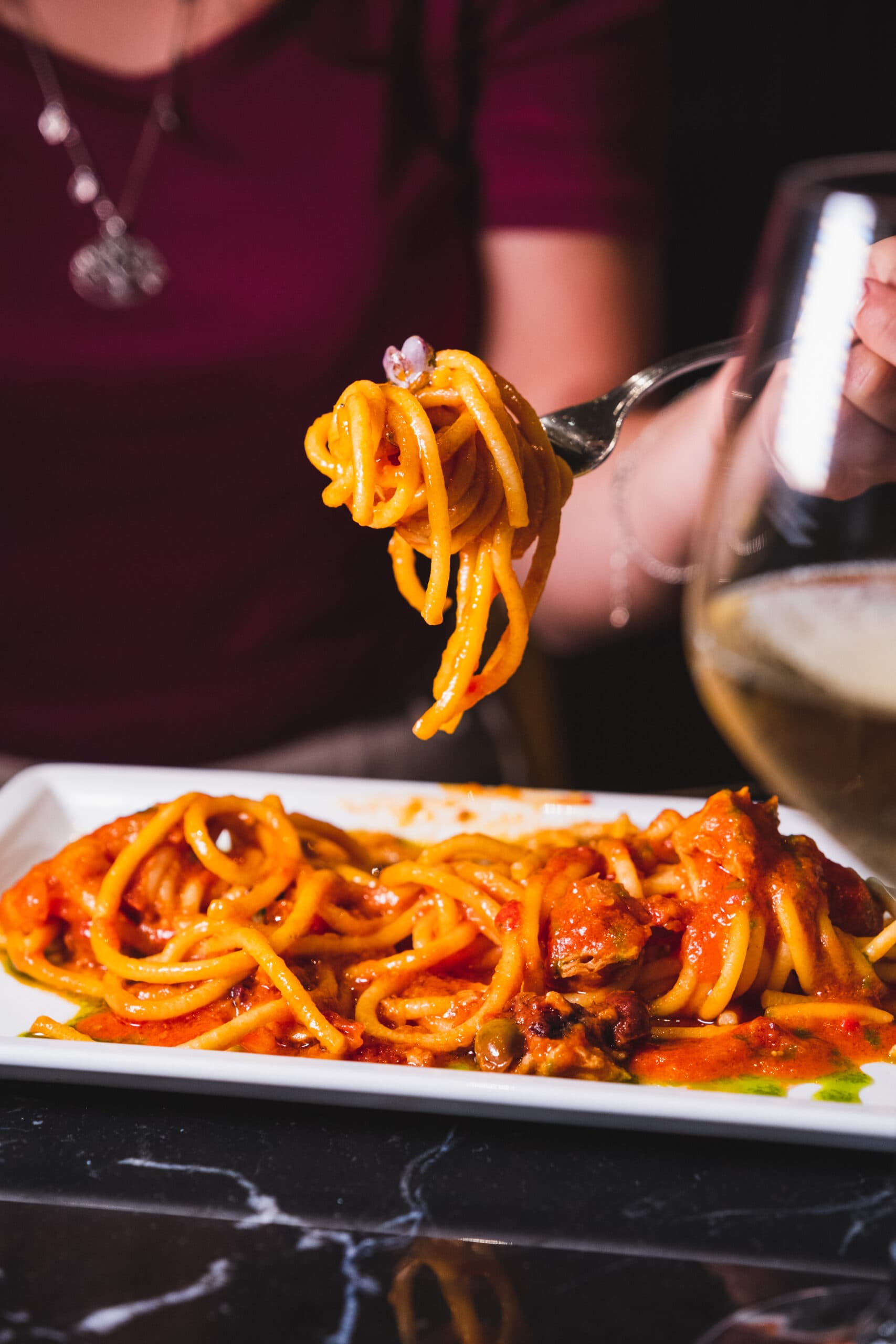 Pasta servita da Sospiro Trastevere